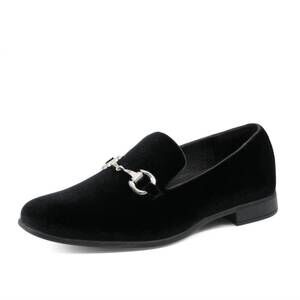 NEW AMALI men's brad velvet loafer in black